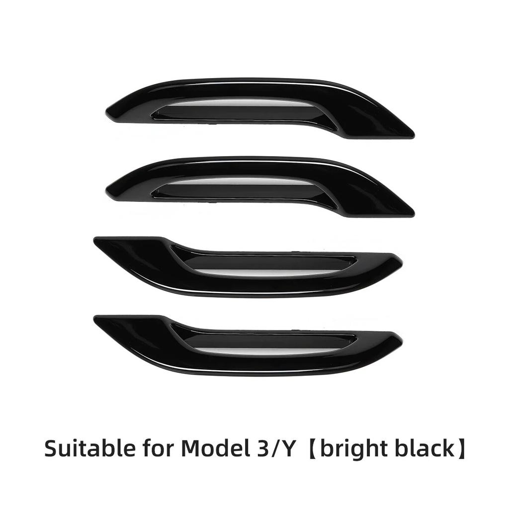 For Tesla ModelY Model 3 2023 Car Antifreeze Door Handle Sticker Refit Accessories Trim Decoration Door Handle Protector Cover