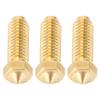 3Pcs 3D Printer Brass Nozzle Kit for Anycubic Kobra 2 Kobra 2 Pro Kobra 2 Maximum Kobra 2 Plus