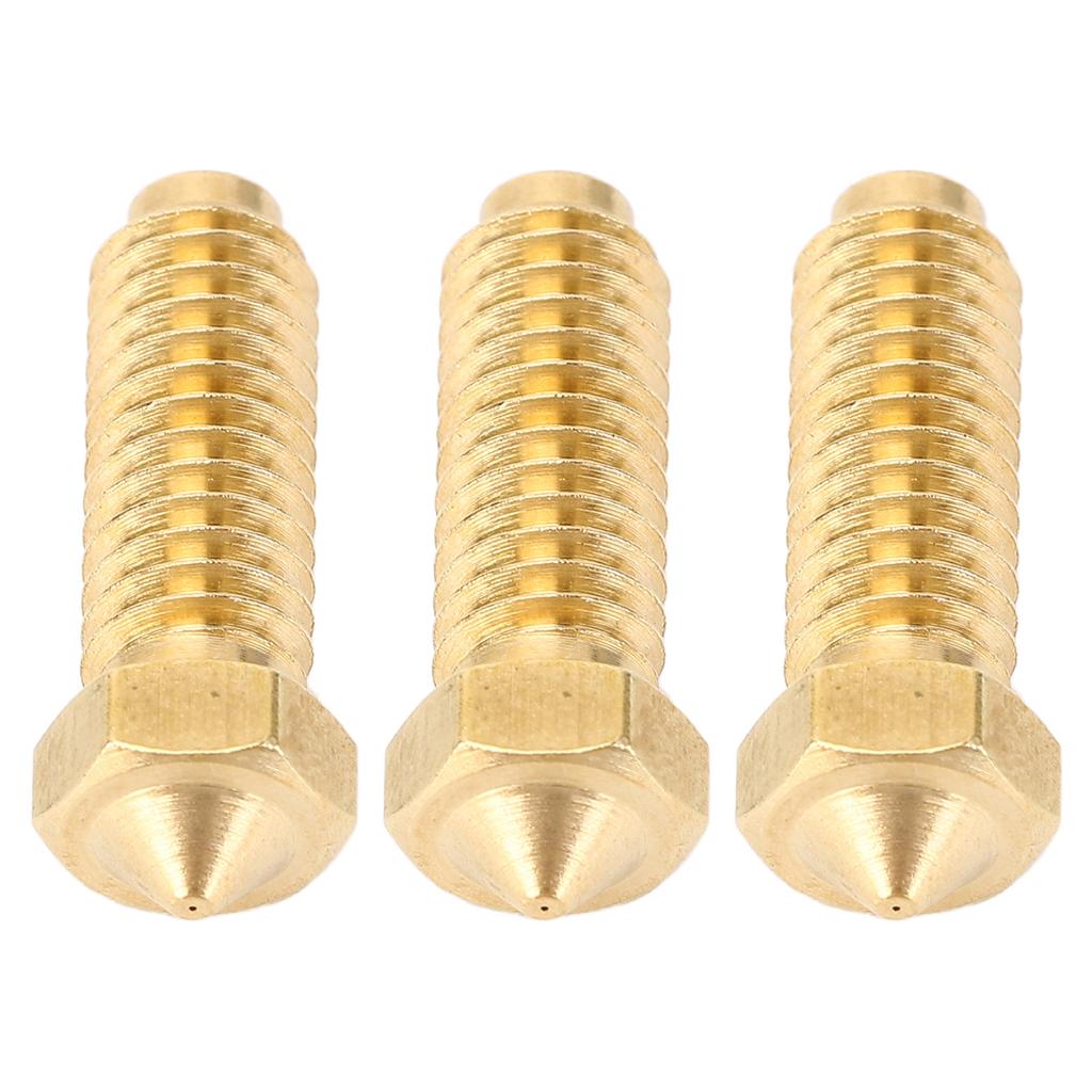 3Pcs 3D Printer Brass Nozzle Kit for Anycubic Kobra 2 Kobra 2 Pro Kobra 2 Maximum Kobra 2 Plus