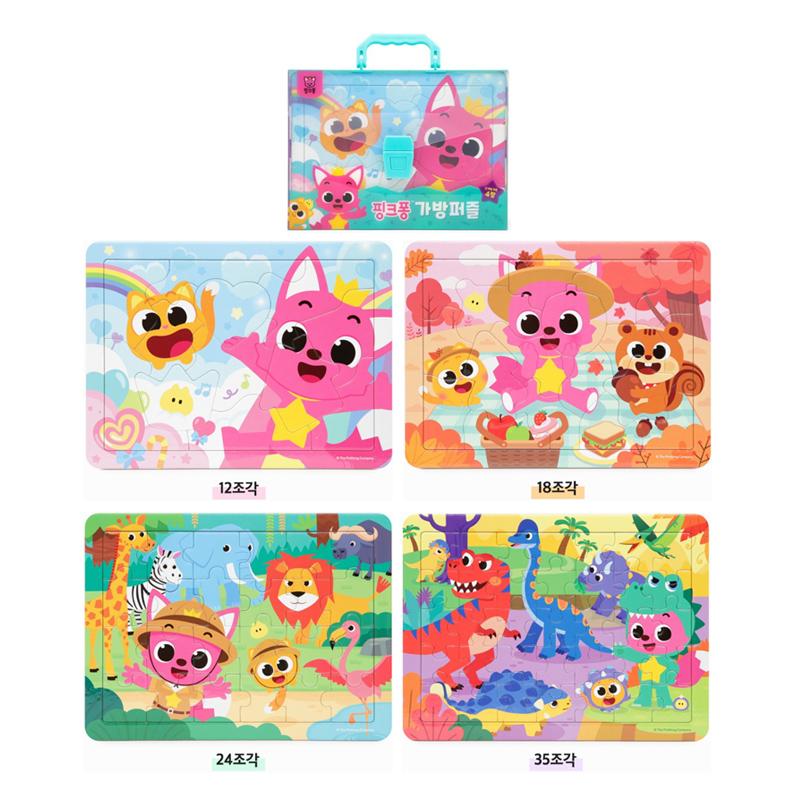PINKFONG Серия головоломок Carry (3 Типа × 4 Уровня) 4 варианта