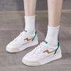 Туфли из кожи белого цвета на толстой подошве, женские, новые, спортивные, универсальные, на плоской подошве, женские, повседневные, летние туфли