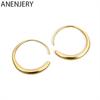 Большие серьги-кольца для женщин, французские тонкие серьги, ювелирные изделия в подарок