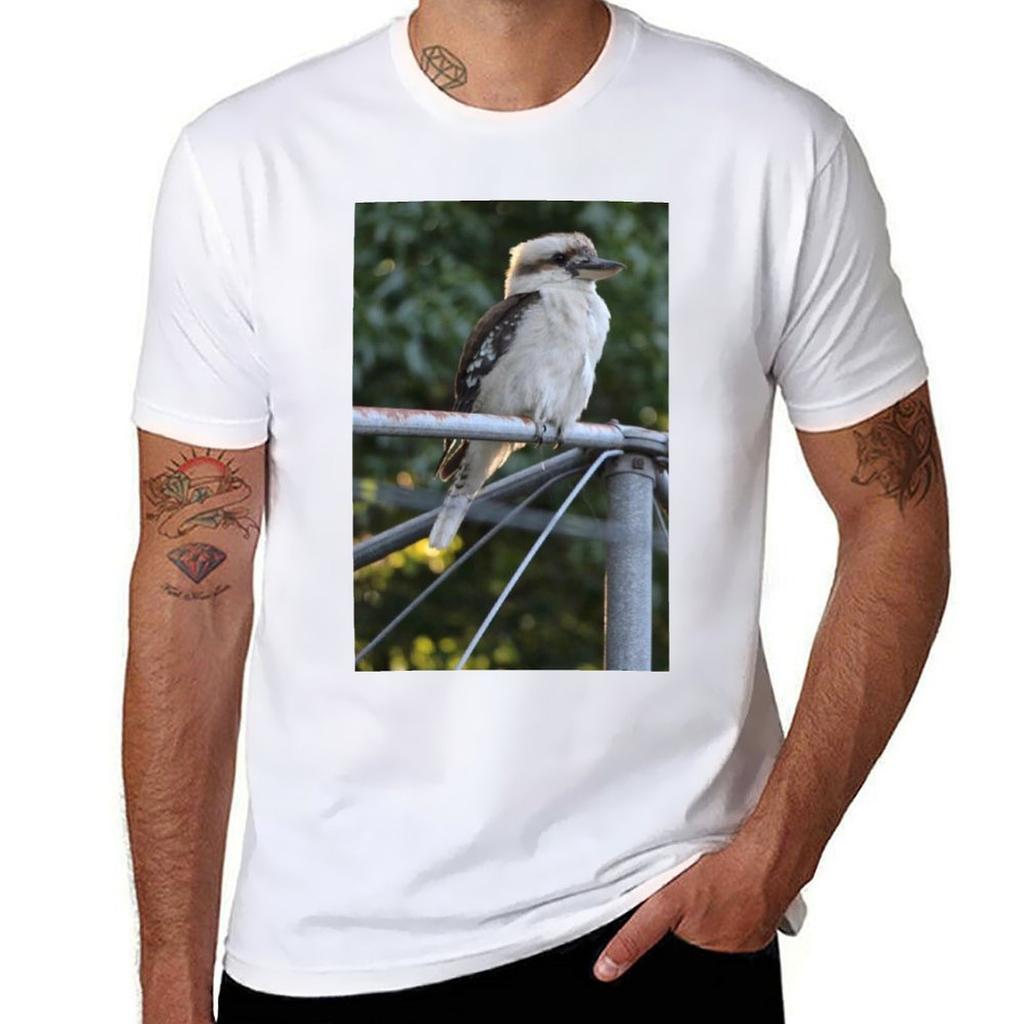 Kookaburra Sits On The Clothesline Tshirt Breathable Gym Short Sleeve Tshirt