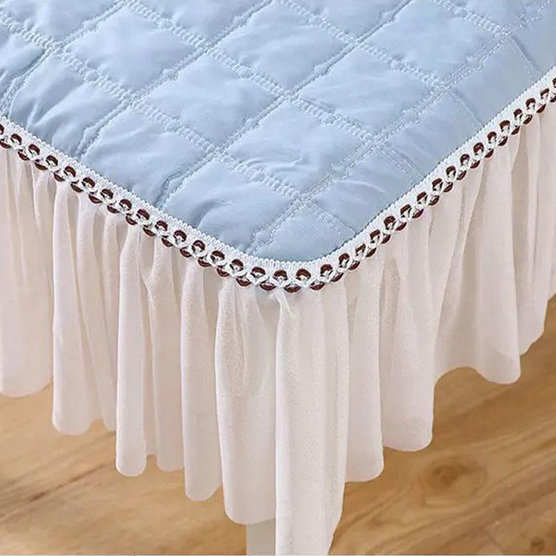 Современные простые прямоугольные обеденные скатерти, чехол на стул, сплошной цвет, кружевная подушка для стула, домашний чехол на стул, подушка для сиденья, спинка