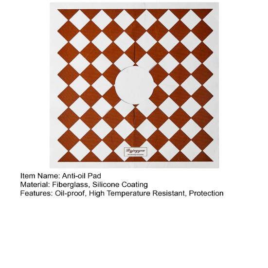 Fireproof Gas Stove Mat Keep Clean Oil-proof High Temperature Resistant Protection Anti-oil Pad Kitchen Supply