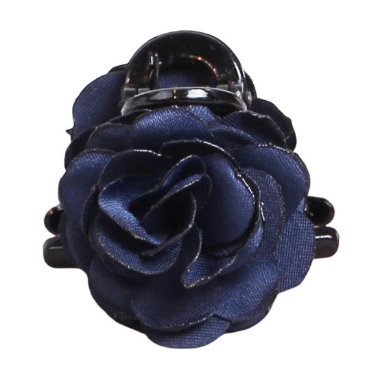 Женская заколка для волос с двухсторонним декором в виде цветка розы, противоскользящие зубцы, заколка для волос с затылком в виде акулы, украшение для волос