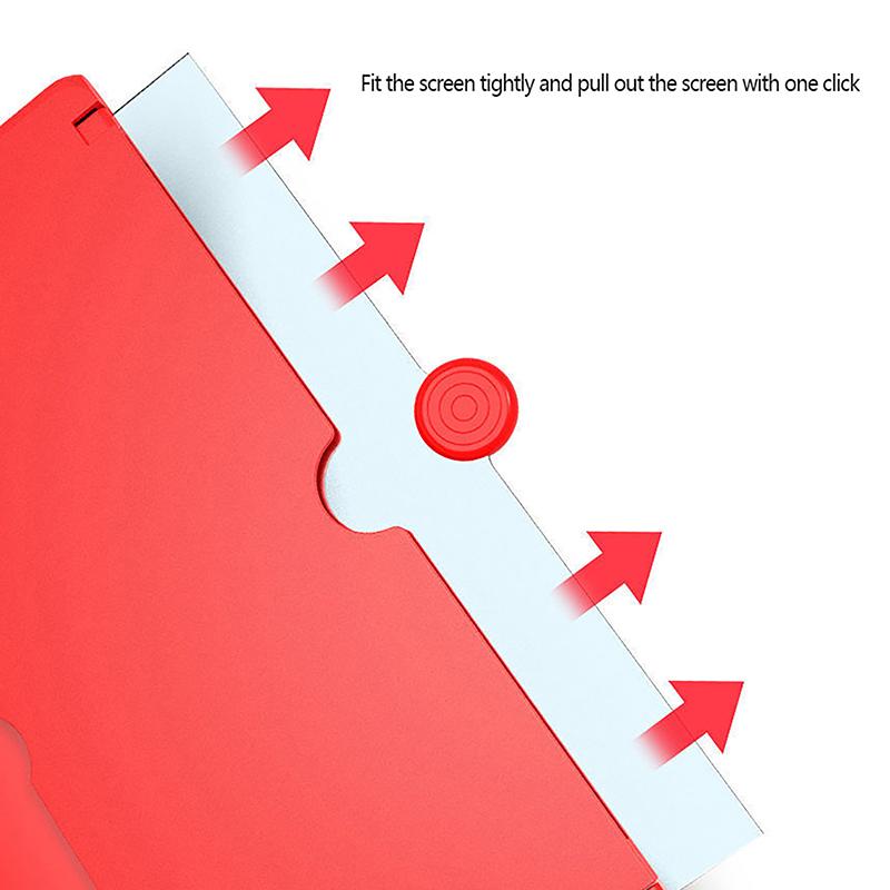 9/10-дюймовый 3D-экранный усилитель, мобильный телефон, видеоувеличитель, для смартфона, увеличенный экран, подставка для телефона, мобильный