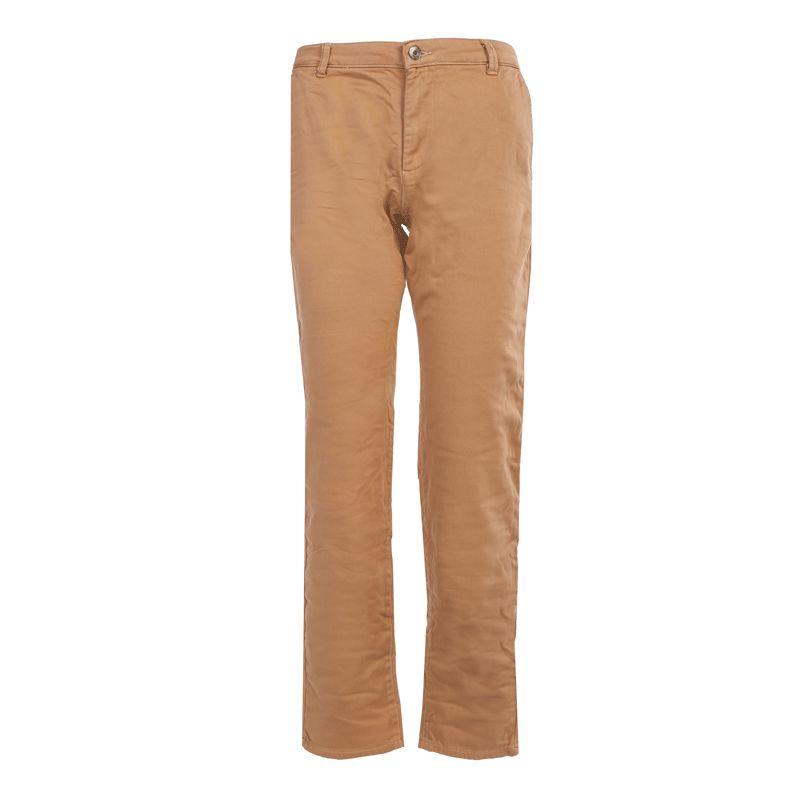 Мужские брюки из ткани Jogino цвета карамель DEELUXE 74