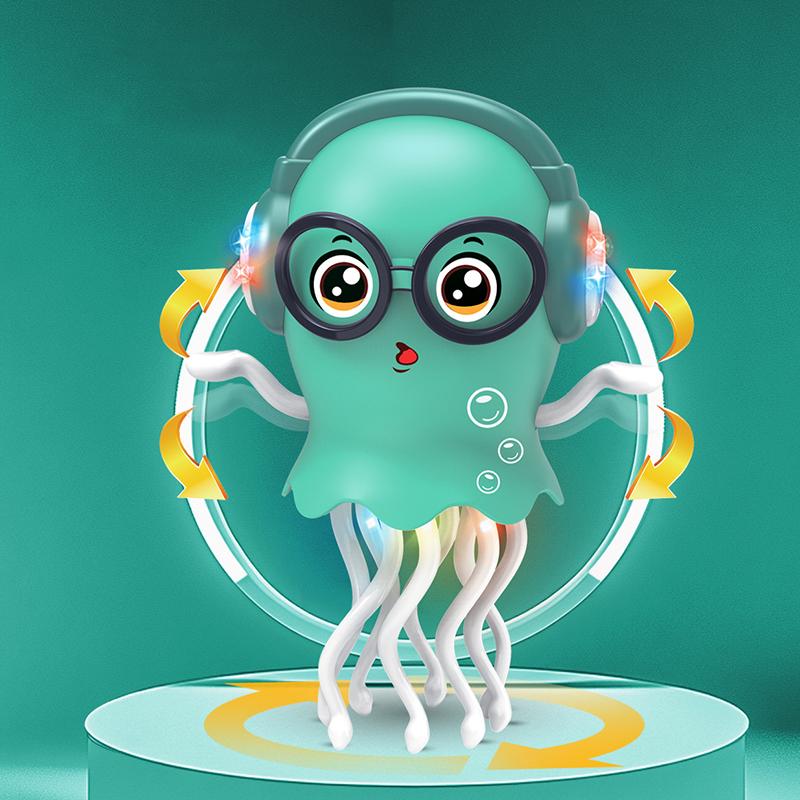 Electronic Dancing Squid Toys Magical Dancing Jellyfish Led Glowing Light Music Funny Dancing Octopu Best Children Festival Gift