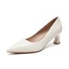 High Heel Court Shoes For Women With Superfiber Material For Work And Casual Wear
