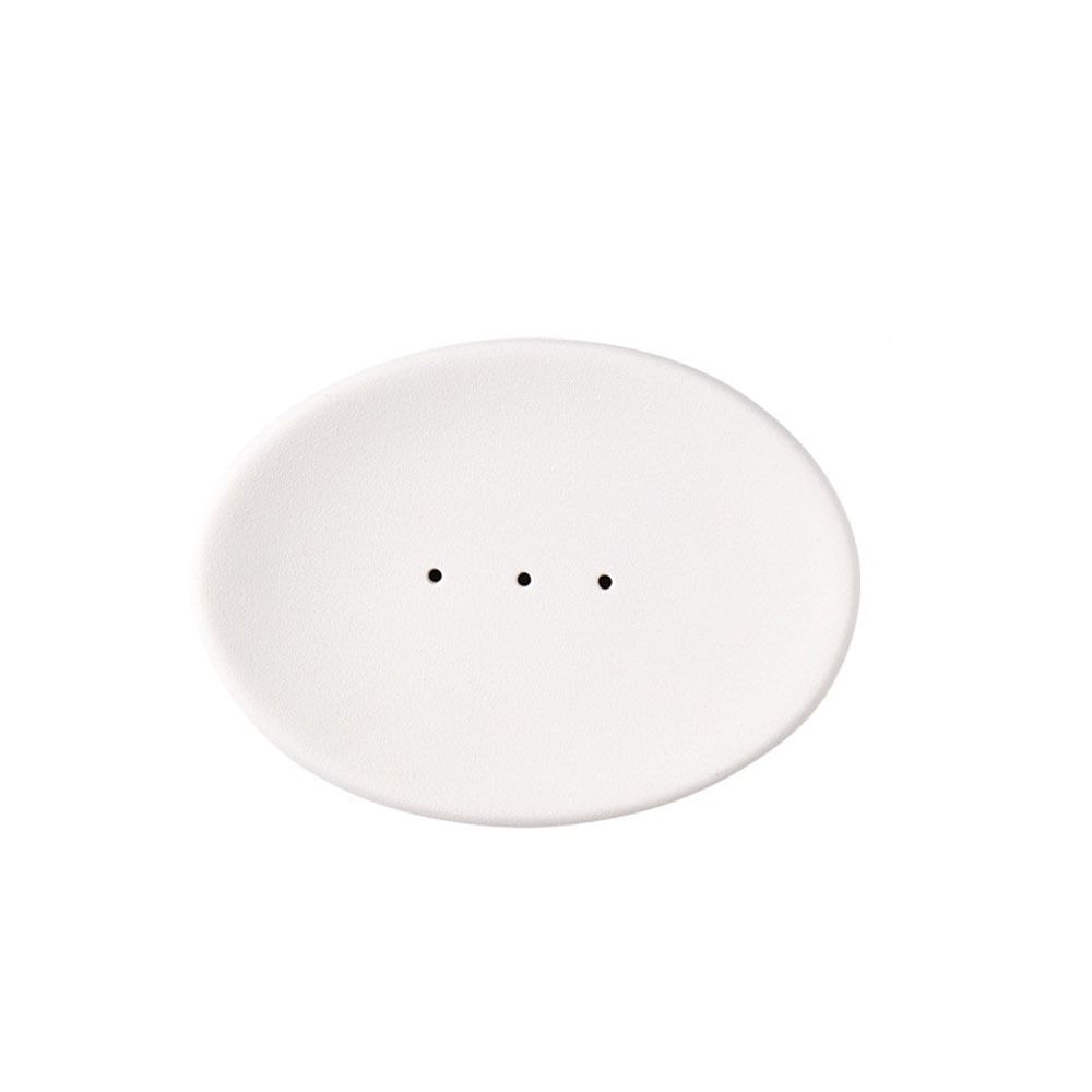 Самодренажная керамическая матовая мыльница с глазурью в виде снежинки, сушилка для мыла, бытовая