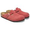Бостон Birkenstock Замша Тисненая Вельвет Узкий 'Сиенна Красный' 1026167