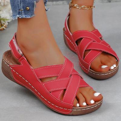 Модные женские босоножки Летняя обувь для женщин Босоножки на танкетке 2024 года Трендовые летние босоножки на платформе с танкеткой Zsandalias Mujer