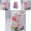 Cute Novelty Capybara Keychain Soft Pp Cotton Stuffed Animal Plush Doll