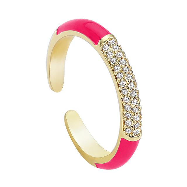 Новое осеннее модное кольцо для женщины с микропаве циркониями, простой темперамент, подарок для девушки, банкет