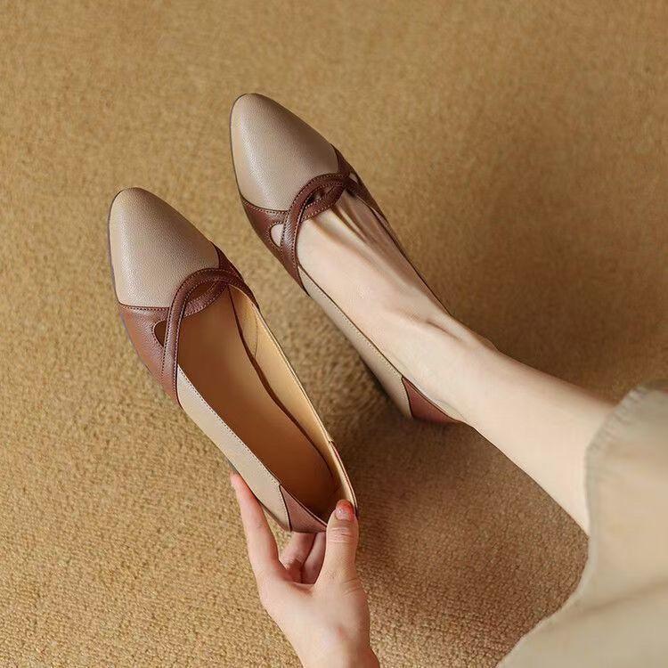 Женские милые элегантные красивые туфли-лодочки на квадратном каблуке, модные, сладкие, черные, с бантом, для вечеринки A1134