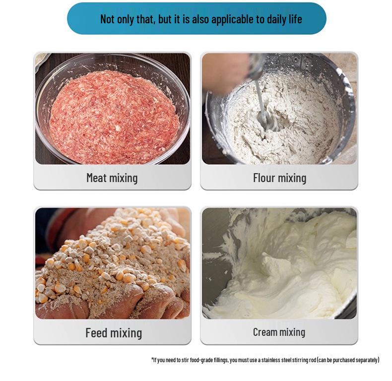 Электрический ручной миксер для шпатлевки, краски, цемента и бетона