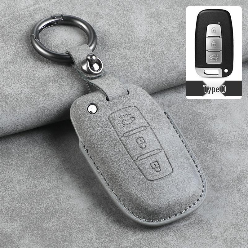 Sheepskin Key Case for Hyundai Elantra, Tucson, ix25, ix35, and More