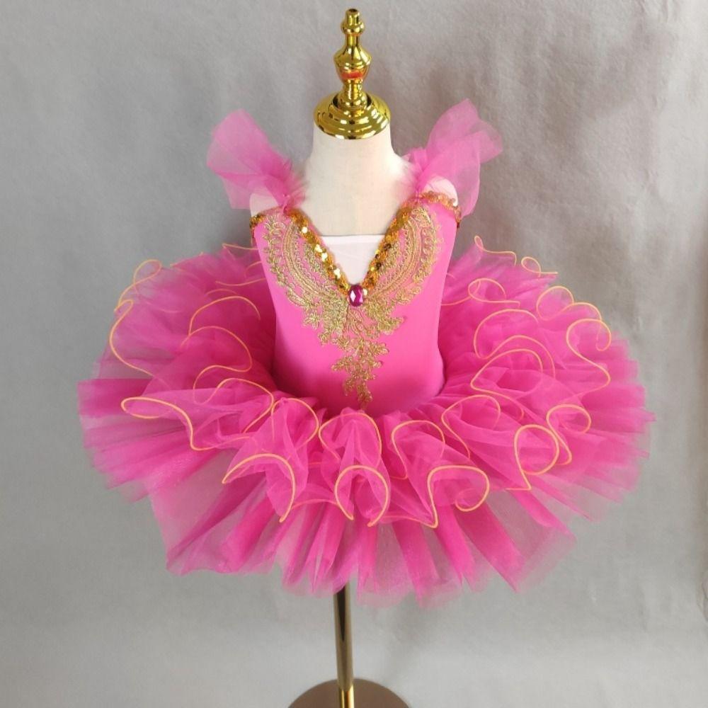 Rhinestone Ballet Tutu Sequin Performance Clothes Fashion Dance Costumes  Dance