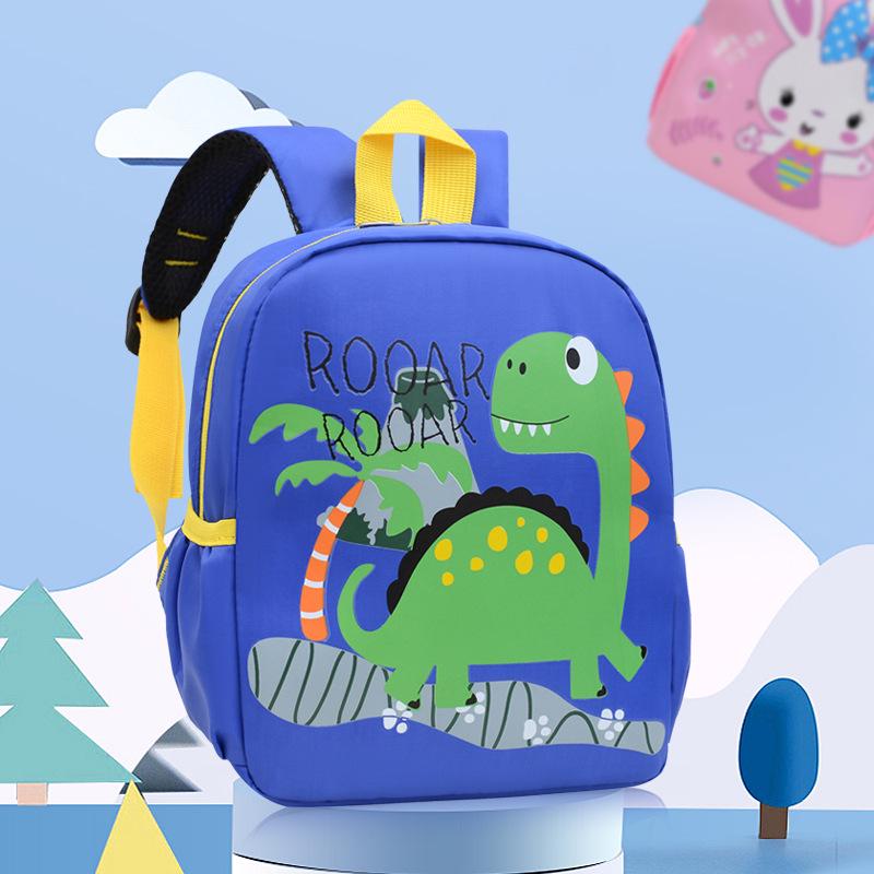 Kids' Cartoon Dinosaur & Spiderman Backpack for Boys Kindergarten