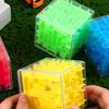10PCS 3D Labyrinths Cubes Set Cognitive Training Maze Puzzle Toy Portable Travel Friendly Bead Maze Toy Safe For Children
