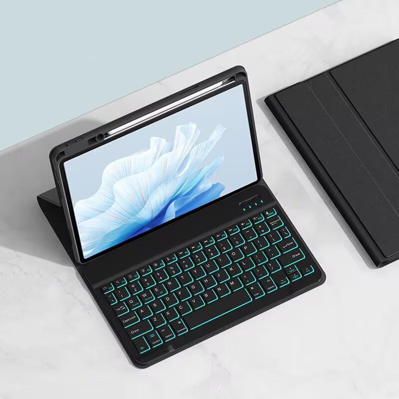 Совместимый чехол-клавиатура Bluetooth для планшета Honor X8a/X9 DNL-W09/Matepad SE 11 со слотом для стилуса