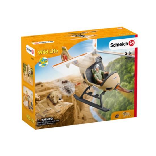 Schleich Animal Rescue Helicopter Figure SL42476, Popular Toys In Korea
