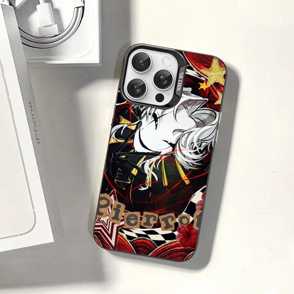 Пьеро Цирк Уродцев Забавная Игра Цветной Чехол Для Телефона Для IPhone 17 16 15 14 13 12 11 Pro Max Plus Матовый Чехол