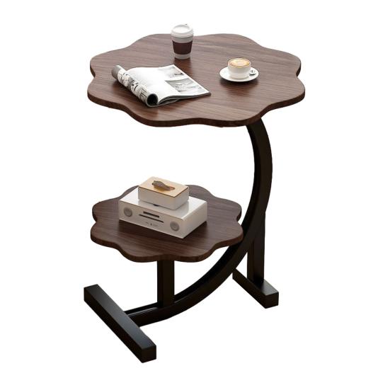 C-образный приставной столик со столешницей в форме цветка для офиса, гостиной, спальни 45659