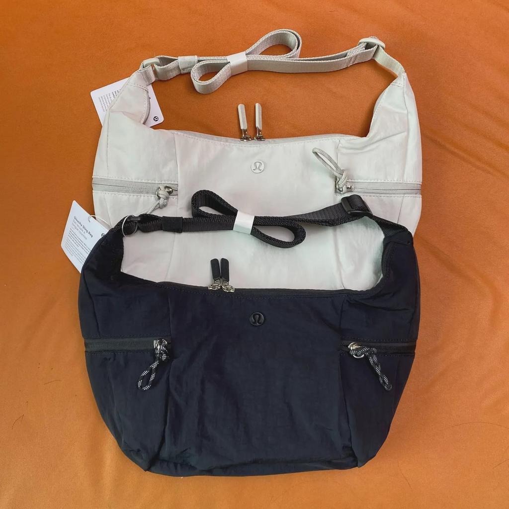 «Lulu 2024 Большая накладная сумка через плечо для круассанов, вместимость 6 л-13 л»