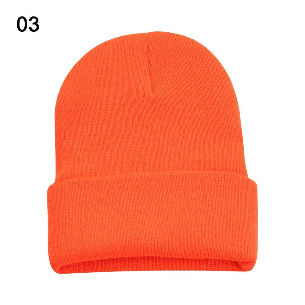 New Solid Cute Woman/Men Knitted Beanies Female Beanie Caps Winter Autumn Hats Warmer Bonnet