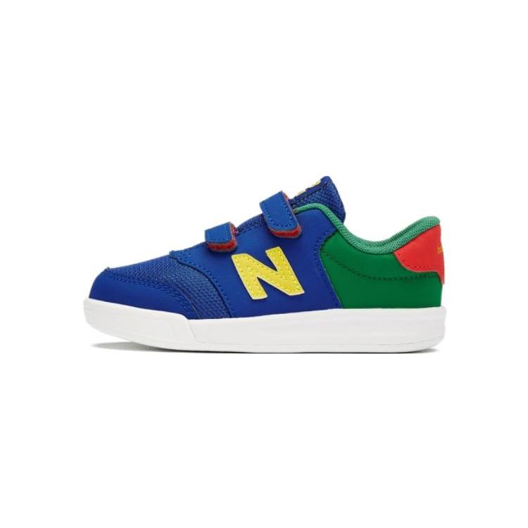 New Balance NB CT60 Удобные Устойчивые к истиранию Низкие Детские Кроссовки Сине-Зеленые Для Младенцев и Малышей IVCT60BY