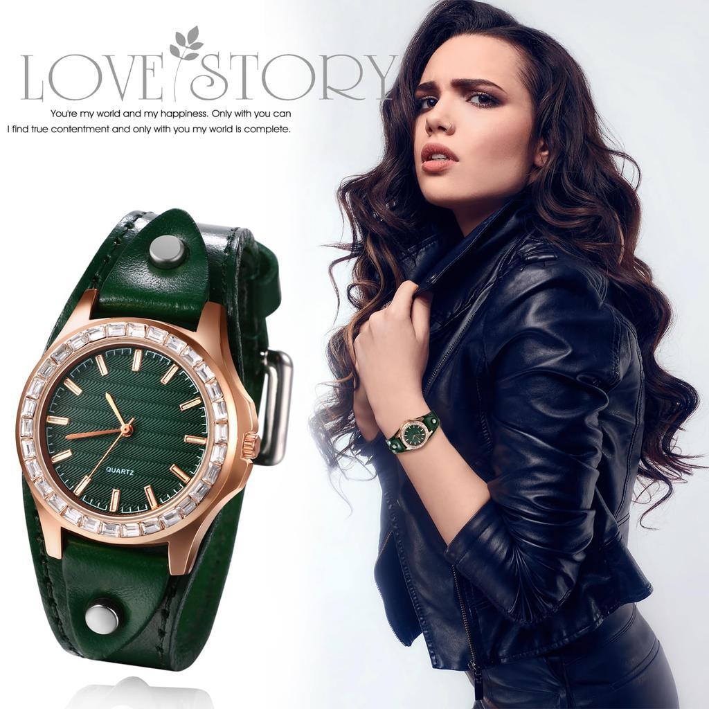 Часы в античном стиле с кожаным ремешком, аналоговый водонепроницаемый кожаный браслет, женские часы, стильный модный аксессуар, подарок на день рождения, годовщину, рождественский подарок