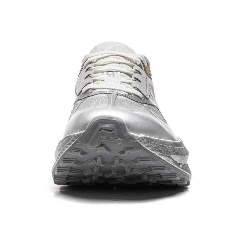 LiNing Dilu Unisex Low Top Trail Running Shoes Chalk Gray ARNV023-4