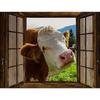 DIY Cow 5D Diamond Painting Full Round Mosaic Animal Diamond Embroidery Cross Stitch Kits Wall Sticker Home Decor