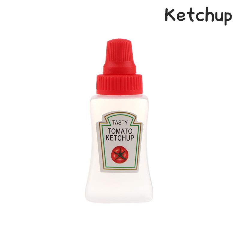 1/4 шт., мини-милые бутылки для томатного кетчупа, портативный маленький контейнер для соуса, контейнер для заправки салата, контейнеры для кладовой для коробки бенто
