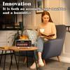 Vintage Fireplace Aroma Diffuser Flame Essential Oil USB Humidifier 200ml with Multi-Color LED Light for Home, Car, Office