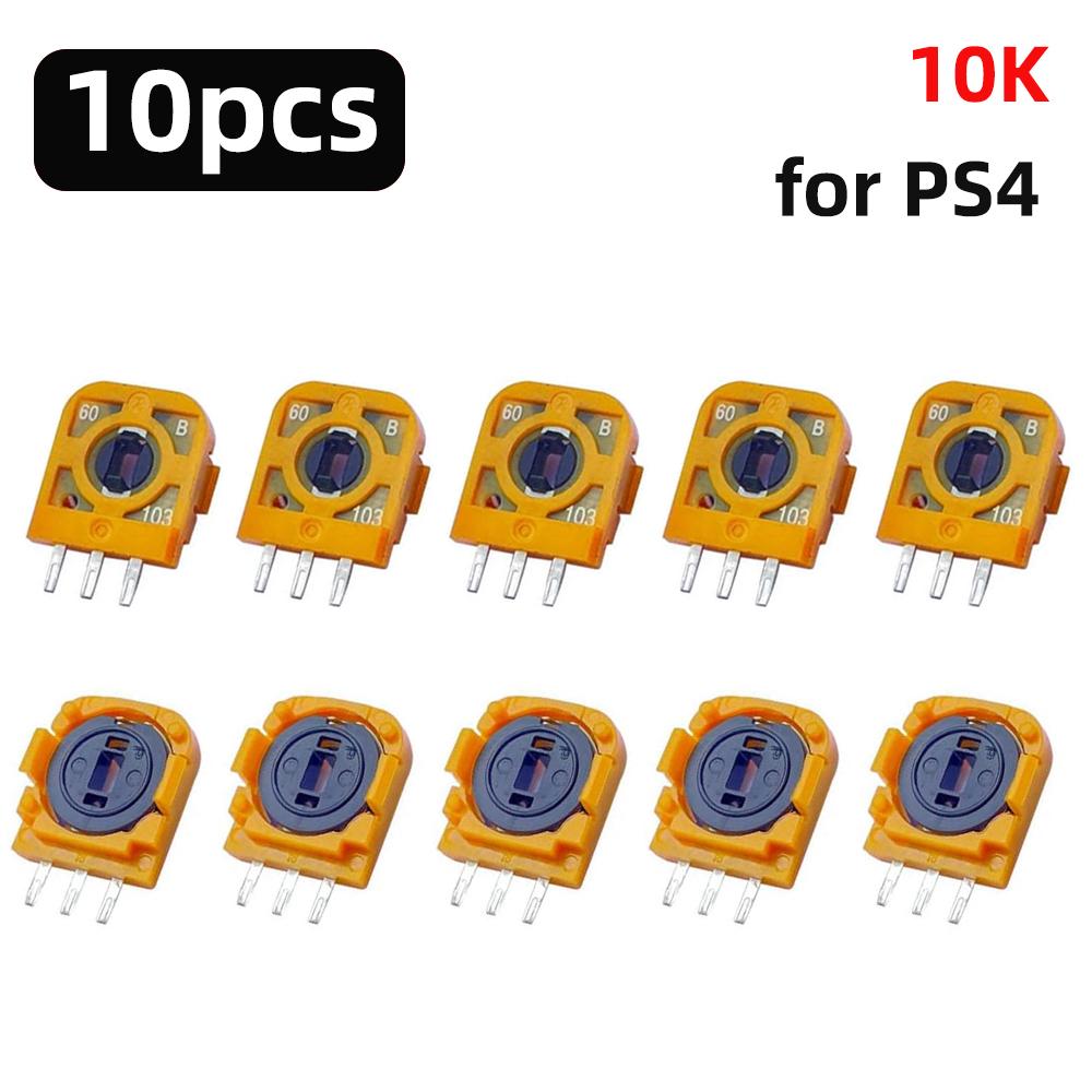10pcs Analog Joystick 10K/2K3 Ohm Potentiometer Replacement for Dualsense PS5 PS4 Controller Axis Resistor Module Sensor