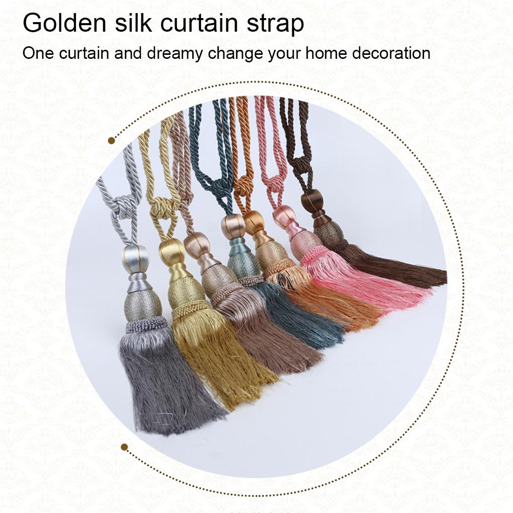 2 шт. полиэстер модная кисточка для штор подхват для украшения дома комнатные аксессуары плетение многоцелевое прочное