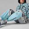 adidas Спортивные брюки Stella McCartney Color Blocked с завязками на шнурке, женские, алюминиево-серые, водно-зеленые HA8967