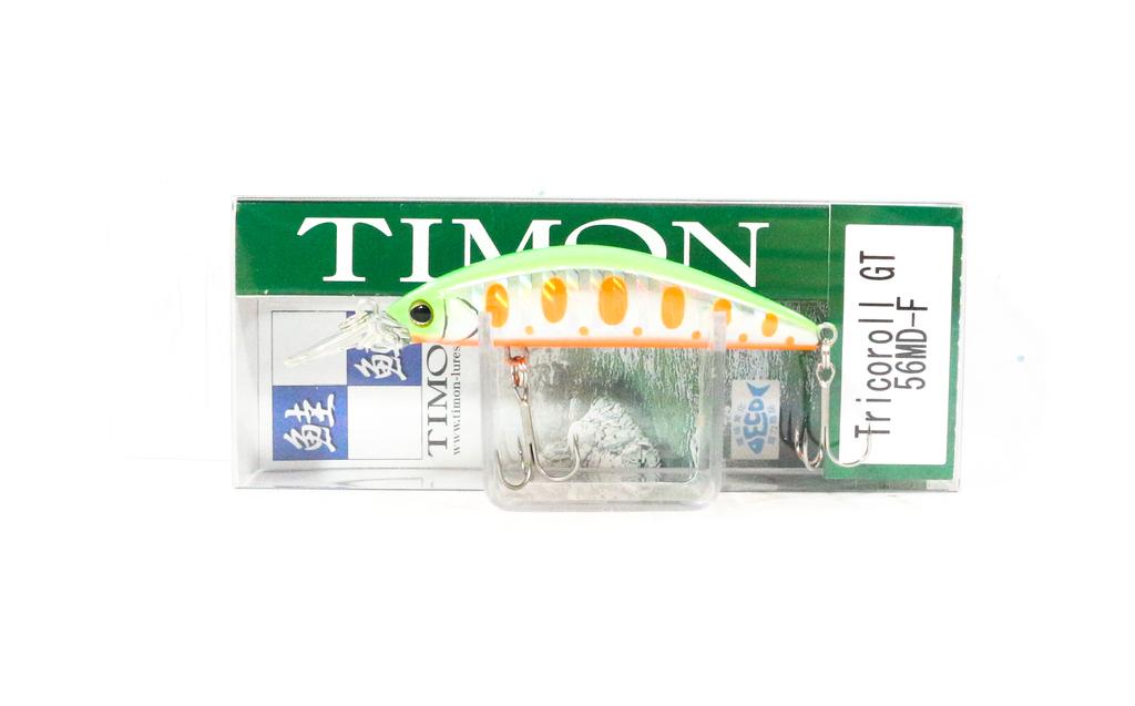 Jackall Timon Tricoroll GT 56 MD-F Floating Lure Lime Yamame (4292)