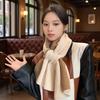 1Pieces Korean Style Knitted Scarf Women Headscarf Knitted Scarf Multi-functional Warm Knitted Scarf Mountaineering Scarf