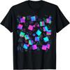 Retro Geometric Pattern 80s & 90s Gift Memphis Style Design T-Shirt