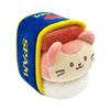 IRISRAIN ANIROLLZ Small Plush Toy, Spam Series, Hello Kitty, 9x12x15cm (ANI-CT-PBL7)
