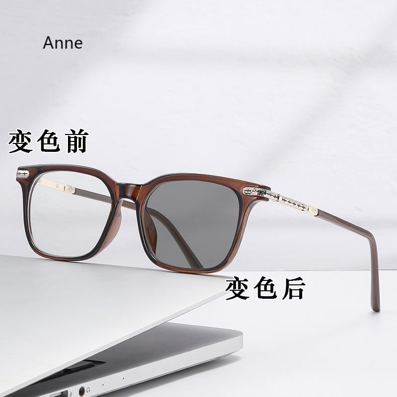 Women Oversizes Frame Photochromic Myopia Glasses New Fashion Ladies Near Sight Eyeglasses Finished Sunglasses Diopter 0 To -4.0