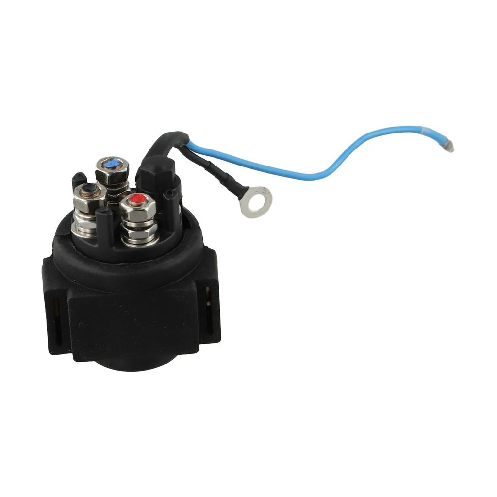12V Marine Outboard Motor Relay Solenoid Valve 6E5-8195A/B Compatible Plastic Housing Easy Install Boat Electrical System Part