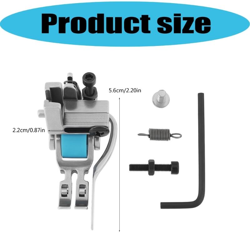 Extended Presser Foot for Flatbed Sewing Machines Sturdy Metal Construction Smooth Cloth Feeding