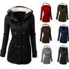 Fashion Women Jackets Camel Coat Spring Autumn Women's Overcoat Zipper Horn Button Outwear Jacket Coat Plus Size