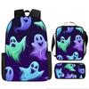 School Bag New Christmas Halloween Cartoon Animation Children Boys and Students Lightweight Burden Reduction Large Capacity Backpack