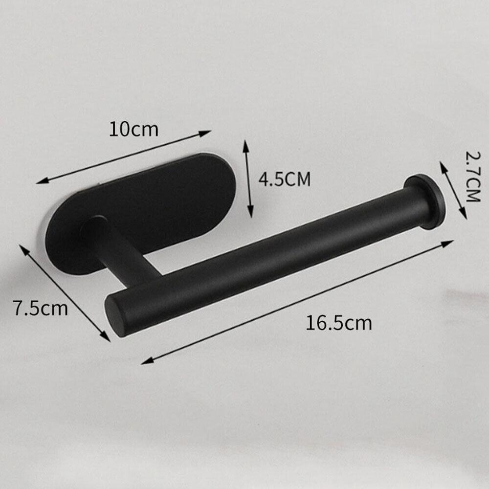 Nail Free Roll Paper Holder Bathroom Supplies Self-Adhesive Toilet Paper Holder